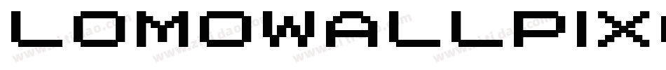 LomoWallPixel LT Std 50字体转换